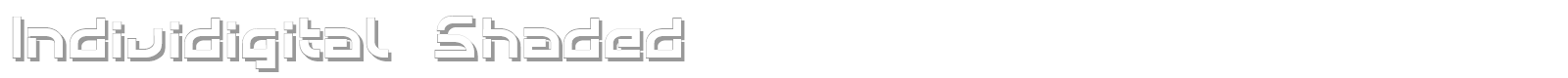 Individigital font preview